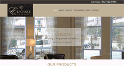 Desktop Screenshot of eleganceindraperies.com